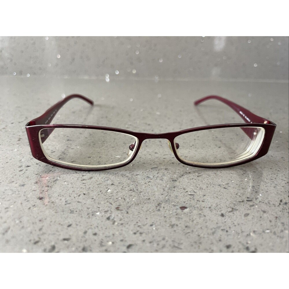Rochelle Gagnon RG361 Italy Eyeglasses Frames ONLY 50-18-135 Col. Merlot red